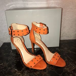 Jessica Simpson Elonna 2 Studded Ankle Strap Heels